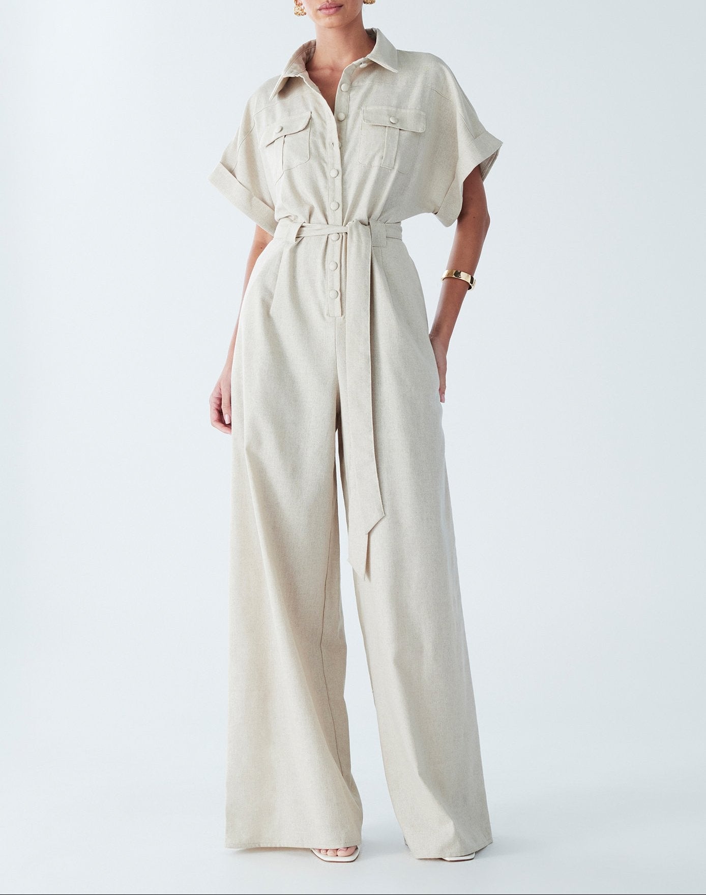 Aria Linen Jumpsuit