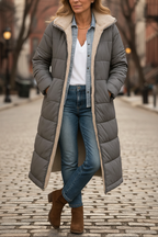Elowen Hooded Quilted Coat