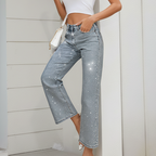 Lorelei Crystal Straight Jeans