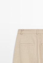 Loose Fit High-Waist Trousers