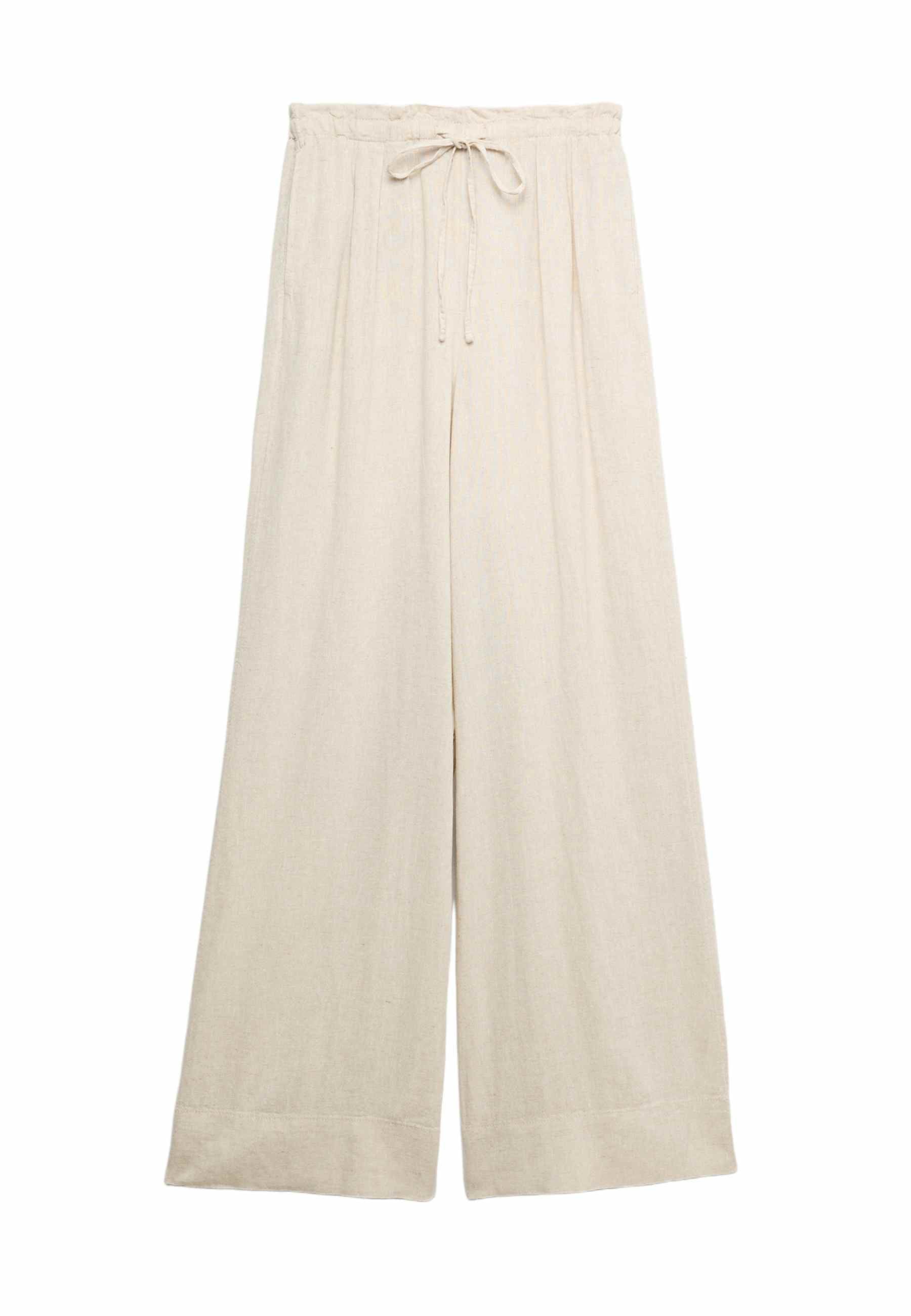 Isla Drawstring Wide Leg Trousers