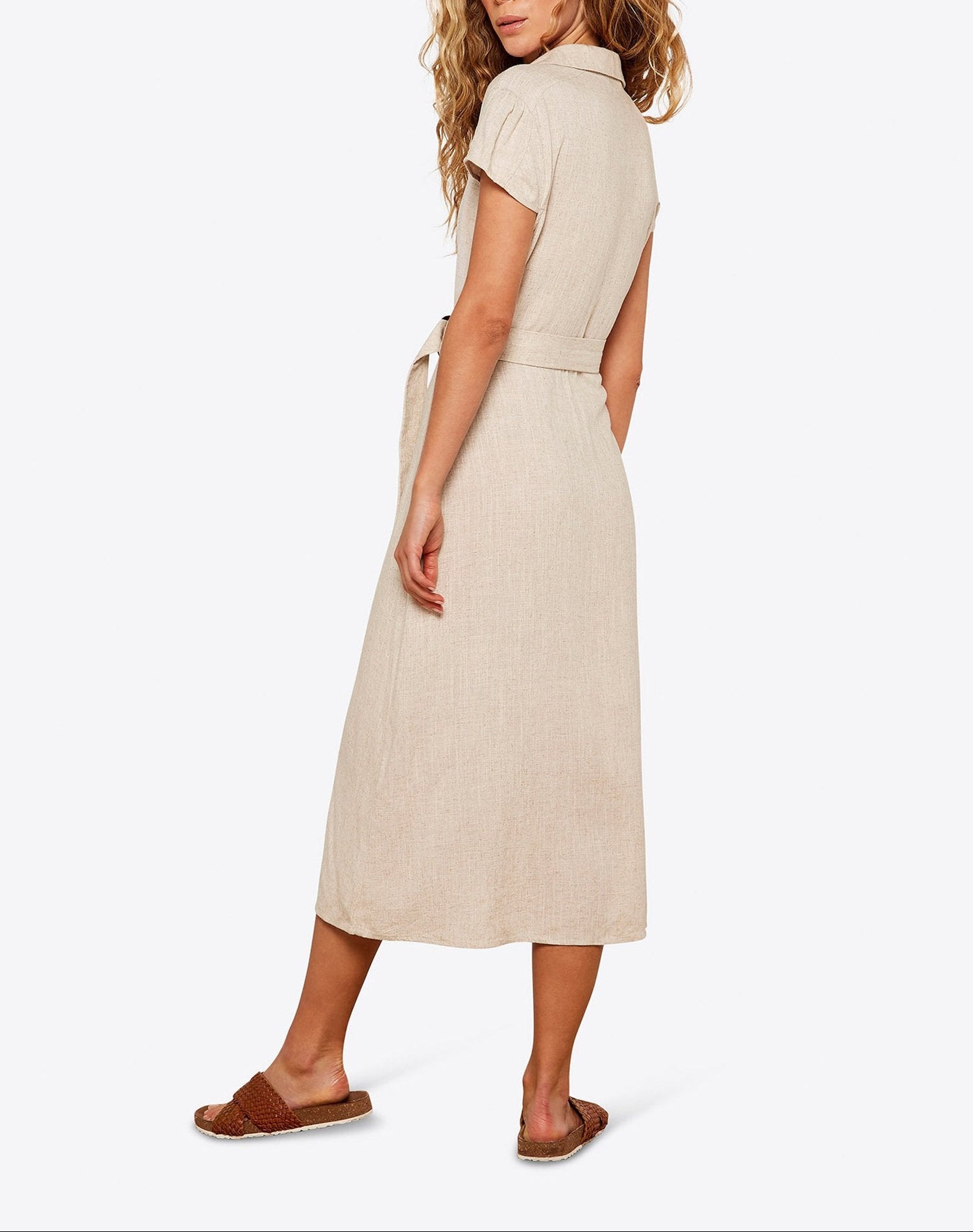 Vera Button Shirt Dress