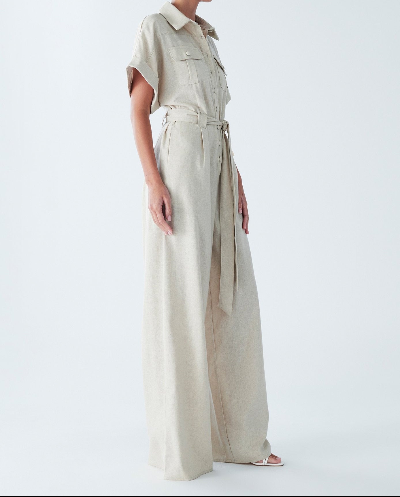 Aria Linen Jumpsuit
