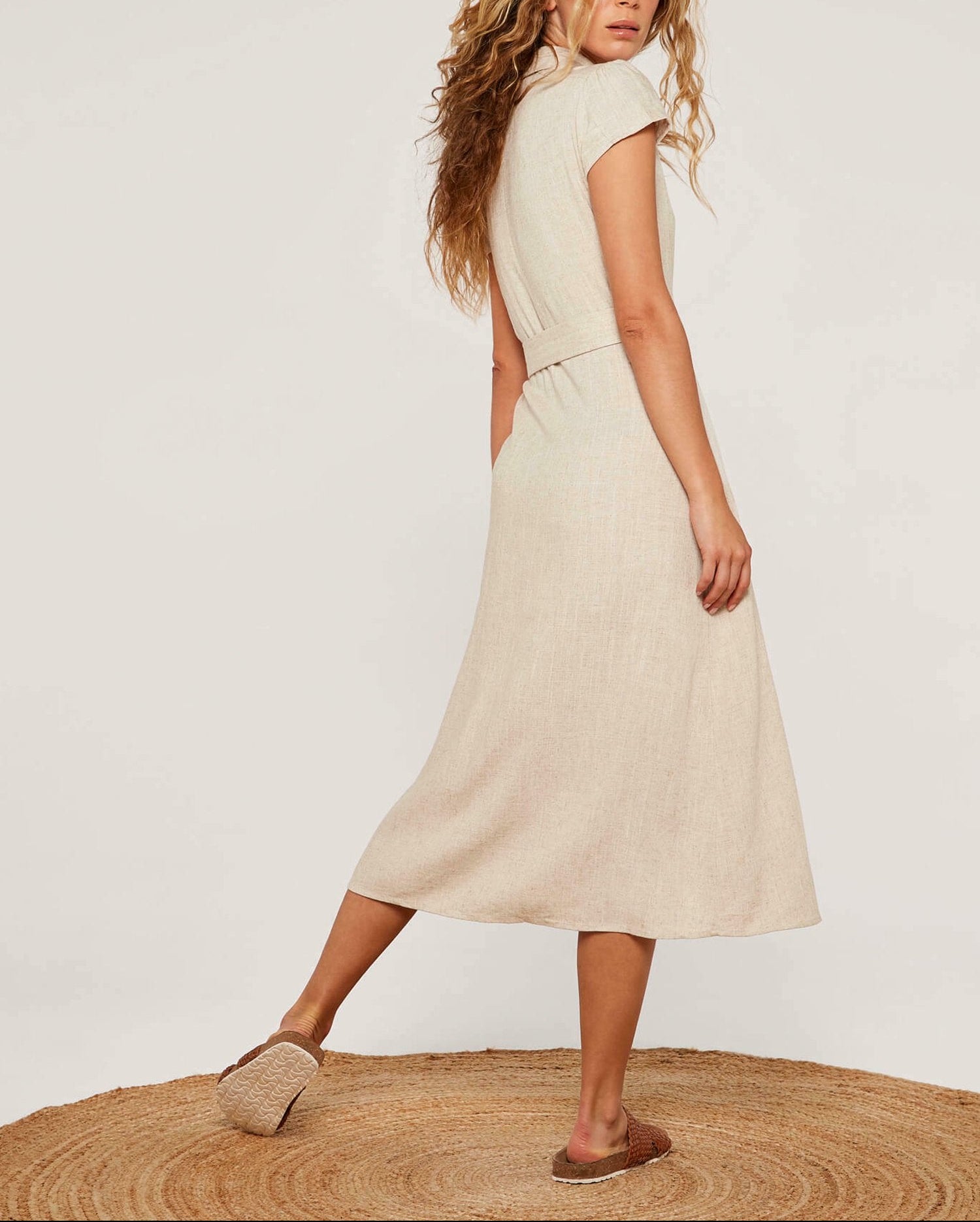 Vera Button Shirt Dress