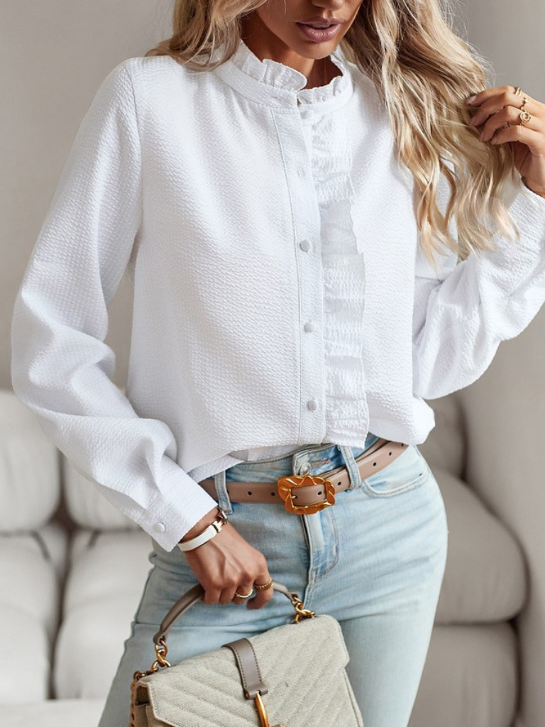 Rose Ruffle Blouse