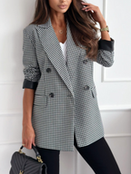 Celeste Houndstooth Blazer