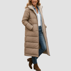 Elowen Hooded Quilted Coat