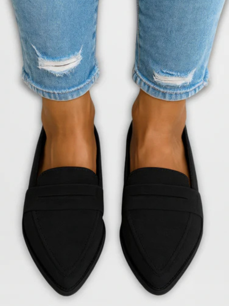 Adeline Suede Flats