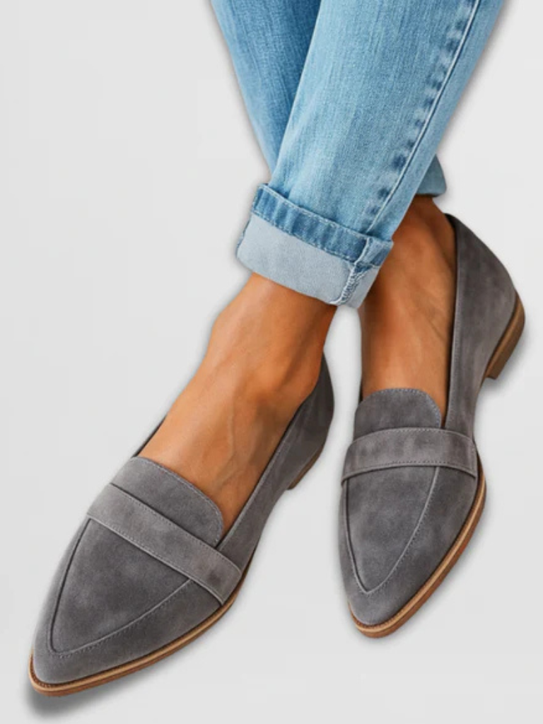 Adeline Suede Flats