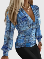 Noëlle V-Neck Blouse