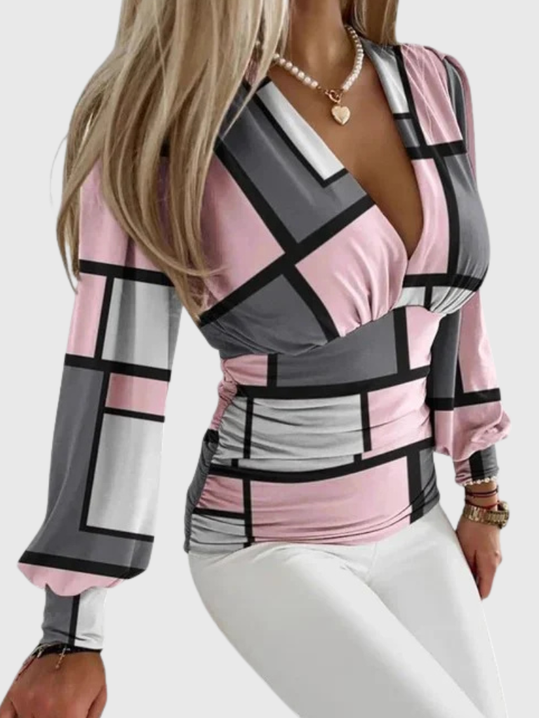 Noëlle V-Neck Blouse