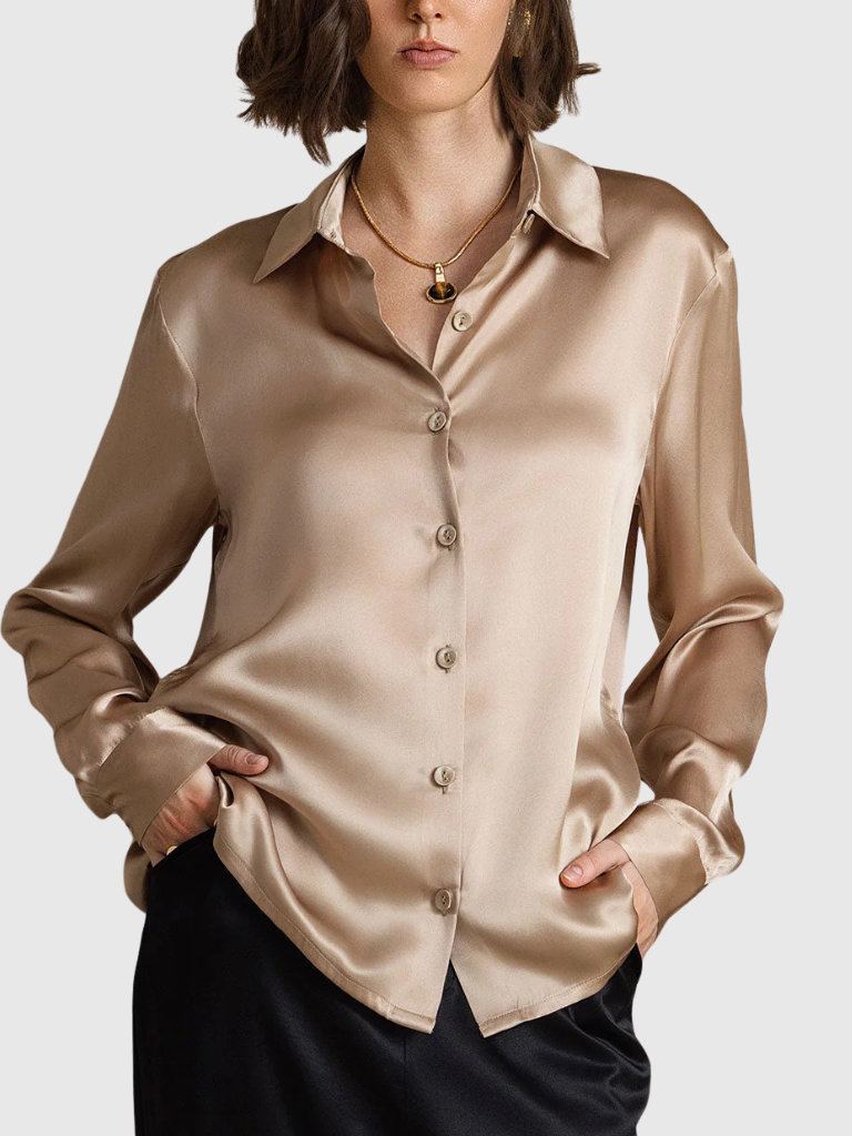 Isla Refined Silk Blouse