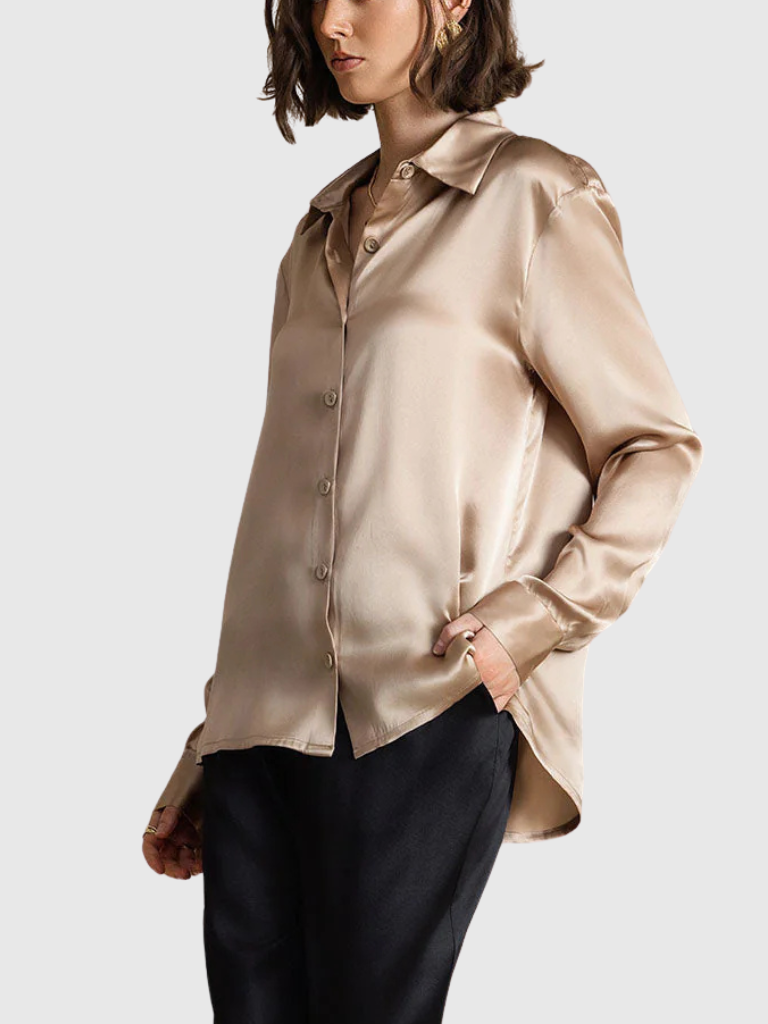 Isla Refined Silk Blouse