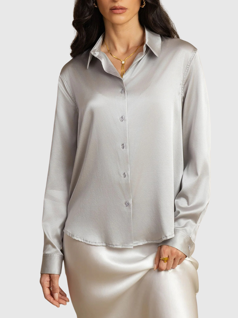Isla Refined Silk Blouse