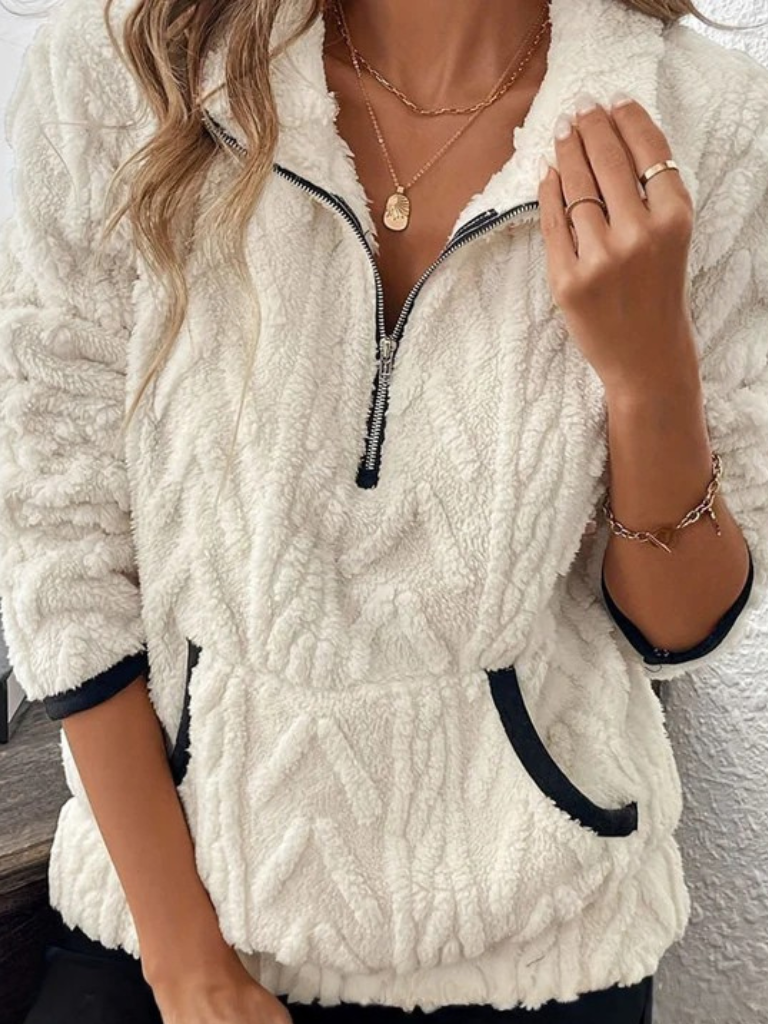 Dahlia Plush Half-Zip