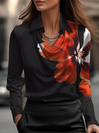 Melody Satin Drape Blouse