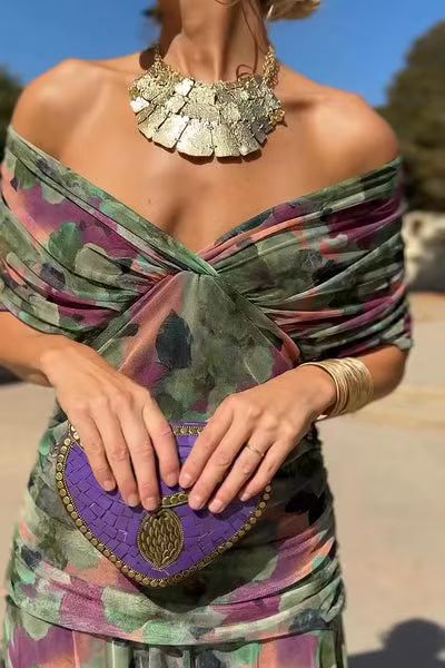 Soft Elegance V-Neck Dress