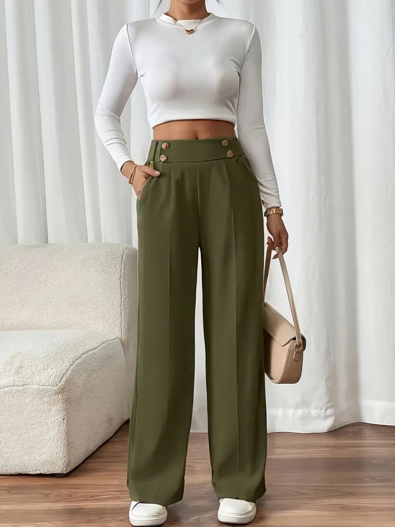 Essential High-Waist Trousers