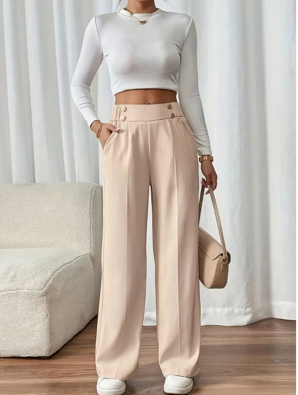Essential High-Waist Trousers