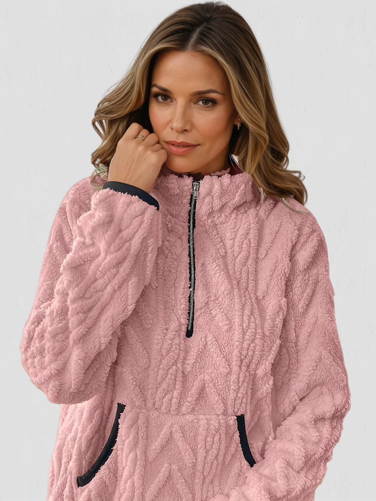 Dahlia Plush Half-Zip