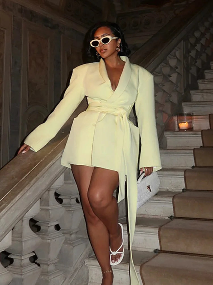 Isla Wrap Blazer Dress