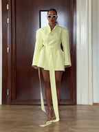 Isla Wrap Blazer Dress