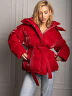 Midnight Gloss Padded Coat
