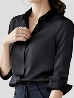 Marielle Luxe Satin Blouse