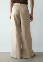 Loose Fit High-Waist Trousers