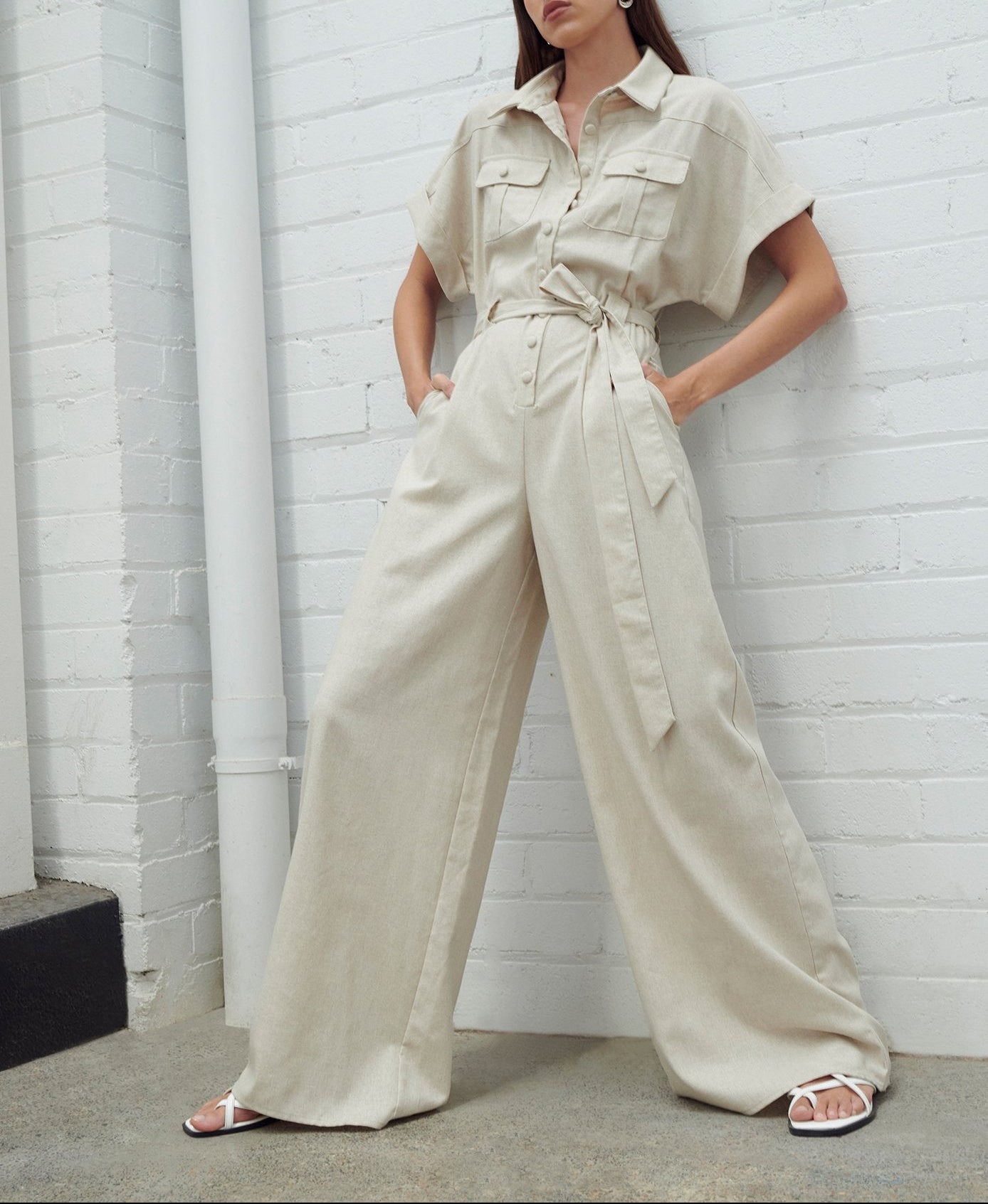 Aria Linen Jumpsuit