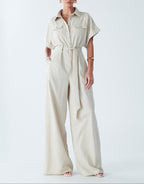 Aria Linen Jumpsuit