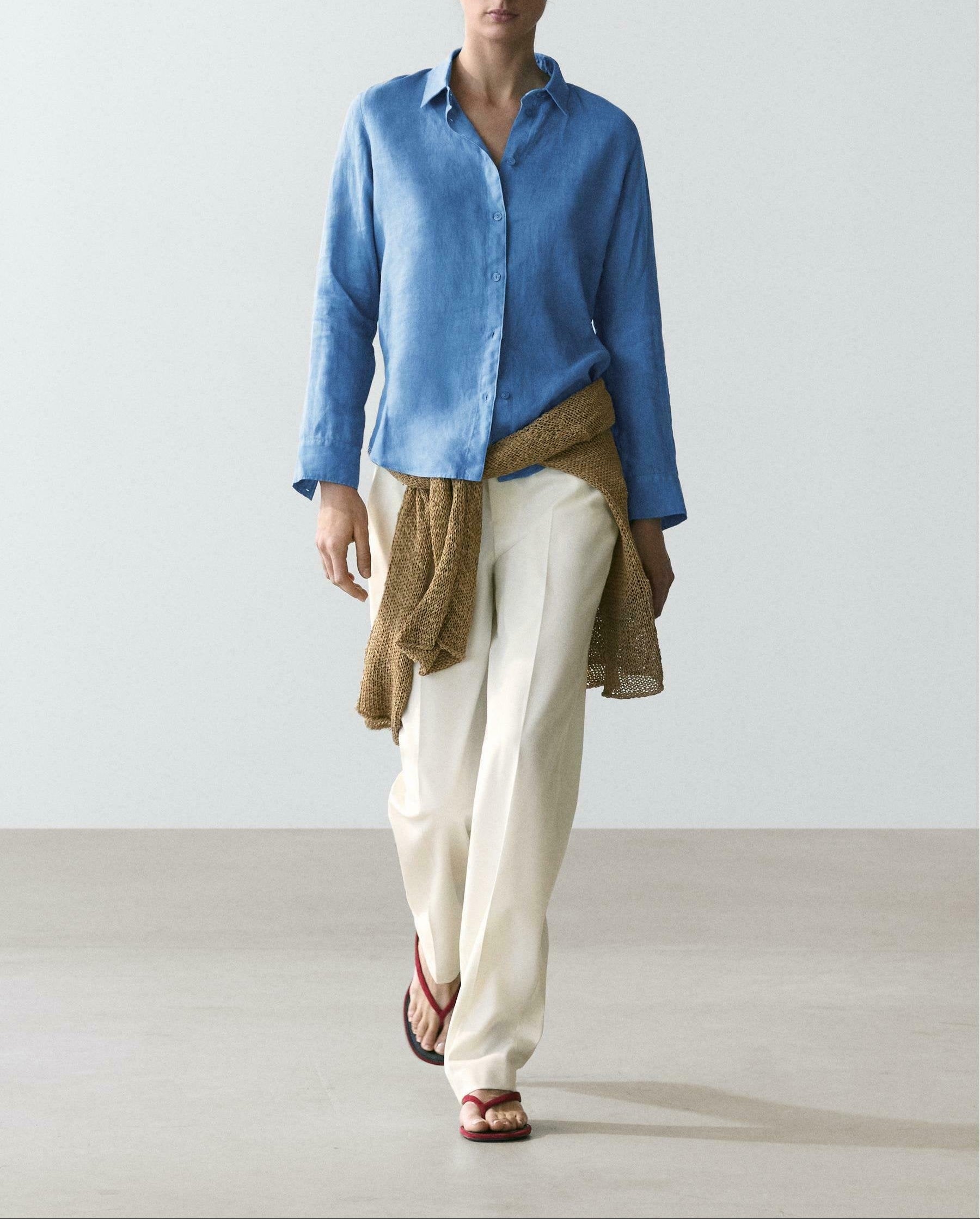 Lena Button Down Blouse