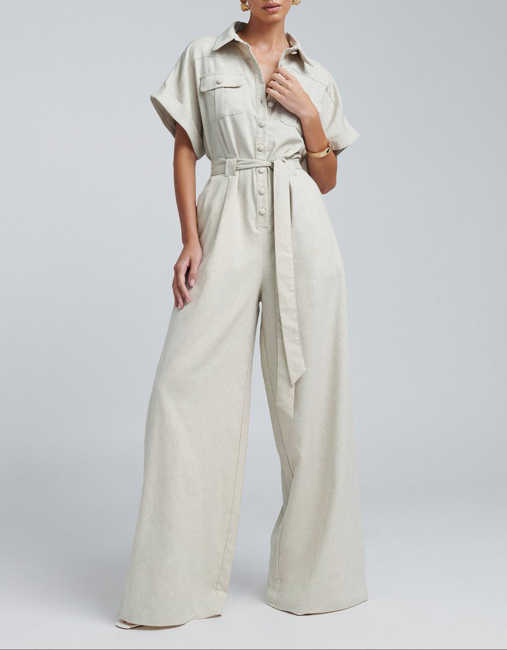 Aria Linen Jumpsuit