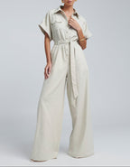 Aria Linen Jumpsuit