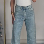 Lorelei Crystal Straight Jeans